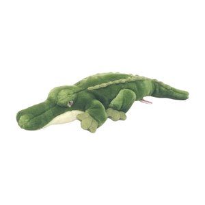 Aurora World Alligator Plush 19" Green Yellow Stuffed Animal Toy